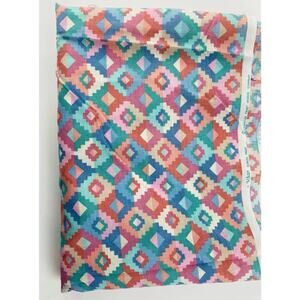 Cranston Print Works Fabric VIP Southwest Design Pink Blue Green Geometric 3yds